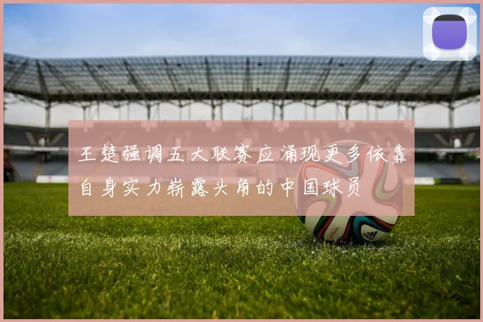 王楚强调五大联赛应涌现更多依靠自身实力崭露头角的中国球员